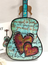 Load image into Gallery viewer, All You Need is Love, Guitar Ornament