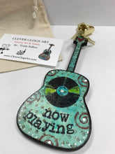 Load image into Gallery viewer, NOW PLAYING, guitar art