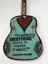Load image into Gallery viewer, Guitar Ornament, Memories