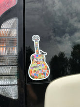 Load image into Gallery viewer, Guitar Sticker, PEACE