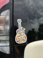Load image into Gallery viewer, Guitar Sticker, MUSIC is LIFE

