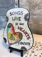 Load image into Gallery viewer, SONGS Live in our Hearts Forever, guitar,