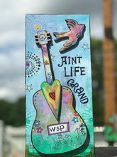 Load image into Gallery viewer, Widespread Panic Art, Ain't Life Grand guitar plaque
