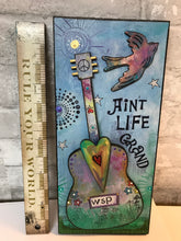 Load image into Gallery viewer, Widespread Panic Art, Ain't Life Grand guitar plaque