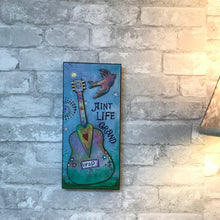 Load image into Gallery viewer, Widespread Panic Art, Ain't Life Grand guitar plaque