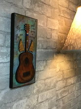 Load image into Gallery viewer, Willie Nelson, Angel flying too close, guitar art,