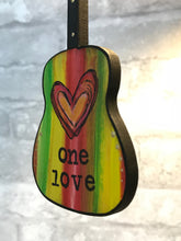 Load image into Gallery viewer, One Love, Bob Marley, Guitar ornament