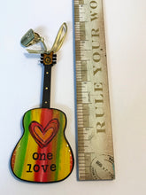 Load image into Gallery viewer, One Love, Bob Marley, Guitar ornament