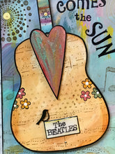 Load image into Gallery viewer, Here Comes the Sun, Beatles art,