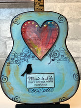 Load image into Gallery viewer, Music is Life, guitar art