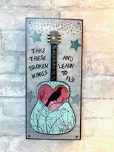 Load image into Gallery viewer, Blackbird Guitar Art, Beatles Inspired