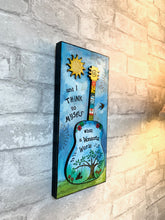 Load image into Gallery viewer, What a Wonderful World, mixed media art