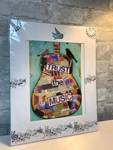 Load image into Gallery viewer, TRUST THE MUSIC, guitar print,