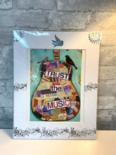 Load image into Gallery viewer, TRUST THE MUSIC, guitar print,