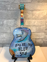 Load image into Gallery viewer, You're My Blue Sky, Guitar Art,