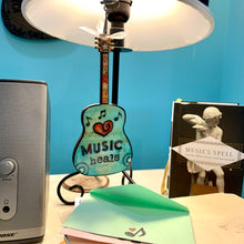 Load image into Gallery viewer, MUSIC HEALS, Guitar ornament