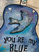 Load image into Gallery viewer, You're My Blue Sky, Guitar Art,