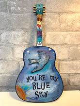 Load image into Gallery viewer, You're My Blue Sky, Guitar Art,