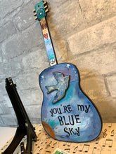 Load image into Gallery viewer, You're My Blue Sky, Guitar Art,