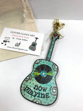Load image into Gallery viewer, NOW PLAYING, guitar art
