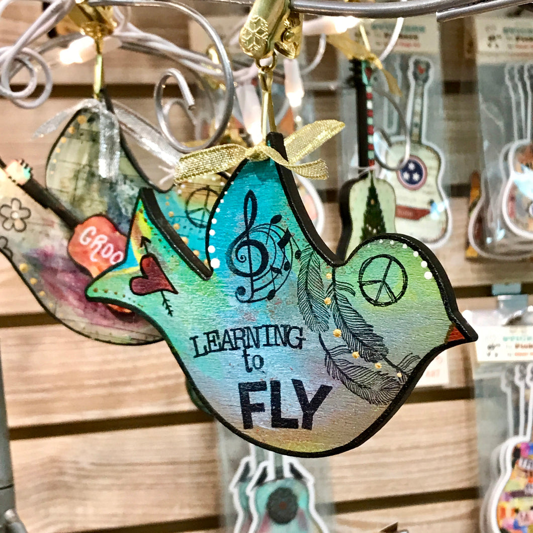 Tom Petty ornament, Learning to Fly