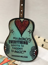Load image into Gallery viewer, Guitar Ornament, Memories
