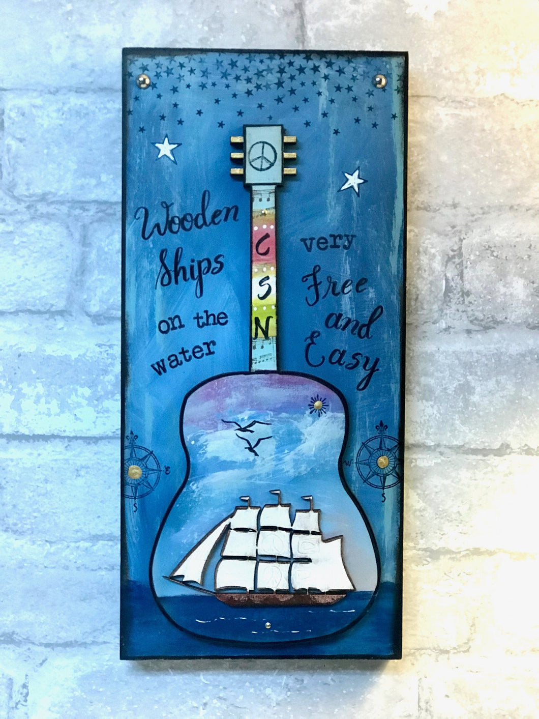 Wooden Ships, Crosby Stills and Nash inspired