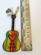 Load image into Gallery viewer, One Love, Bob Marley, Guitar ornament
