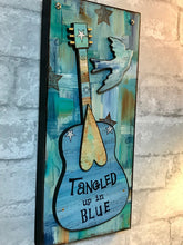 Load image into Gallery viewer, Bob Dylan, Tangled Up in Blue, guitar art
