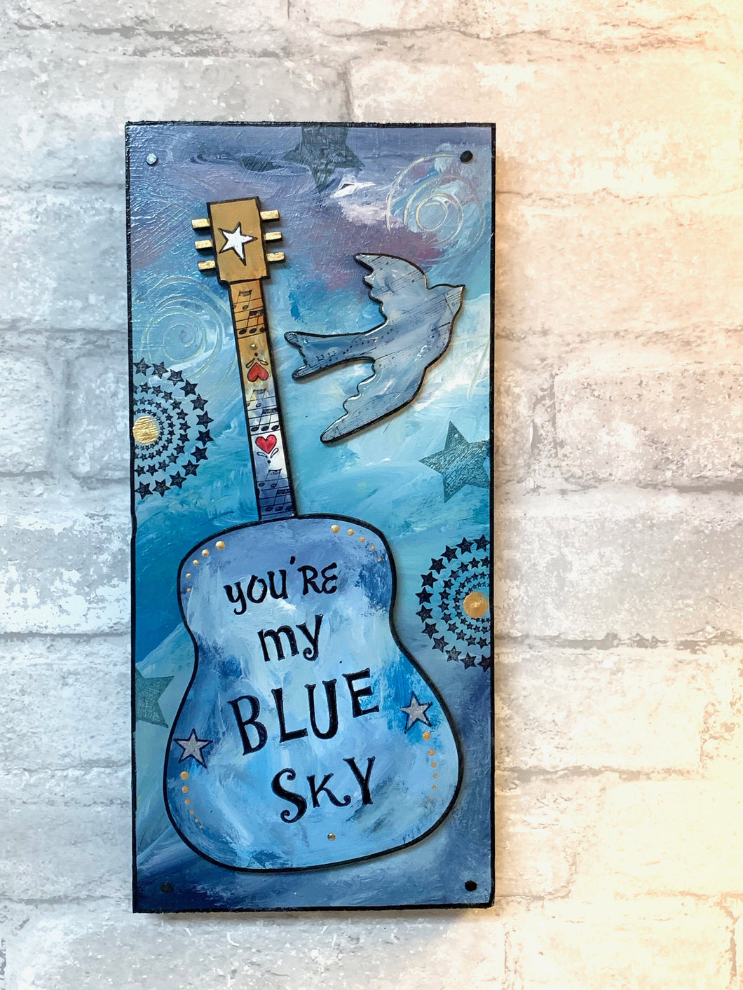 You're My Blue Sky, Guitar art