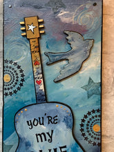 Load image into Gallery viewer, You&#39;re My Blue Sky, Guitar art
