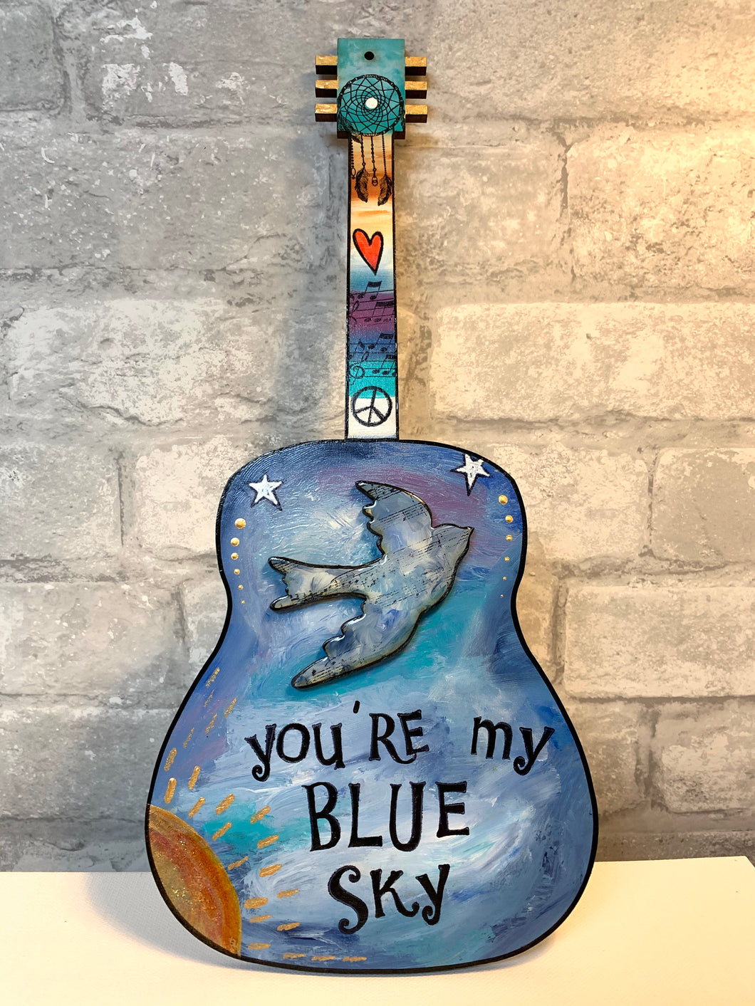 You're My Blue Sky, Guitar Art,